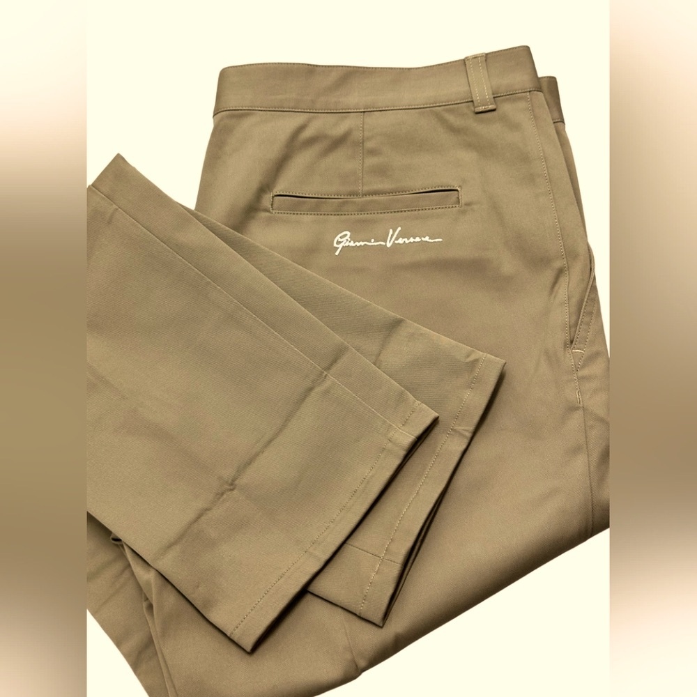 (NWOT) VERSACE 🌟 Men's Palazzo Khaki Pants